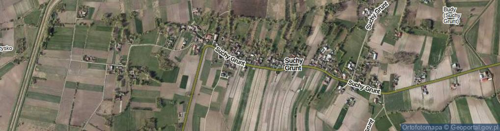 Zdjęcie satelitarne Suchy Grunt ul.
